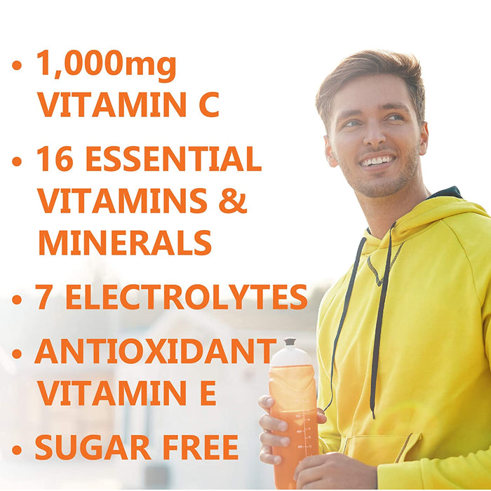 Super C Drink Mix Packets, 1000mg of Vitamin C per Serving, Sugar Free