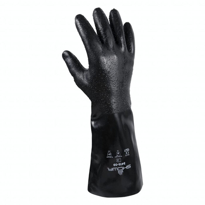 Showa 3415 Neoprene Coated, Chemical Resistant Glove, 1 Pair