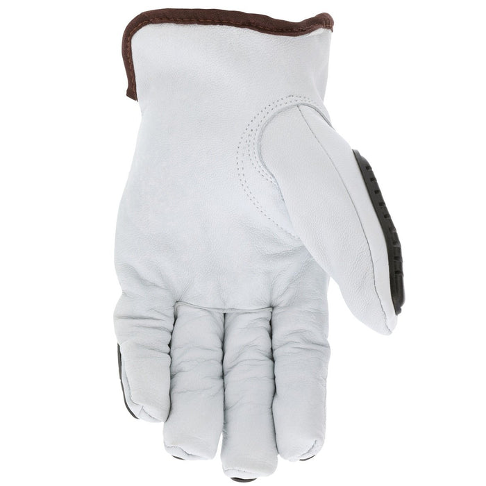Leather Drivers A5 Cut Resistant Work Gloves with Goatskin Grain Leather and Hypermax Liner, Keystone Thumb, 1/Pair