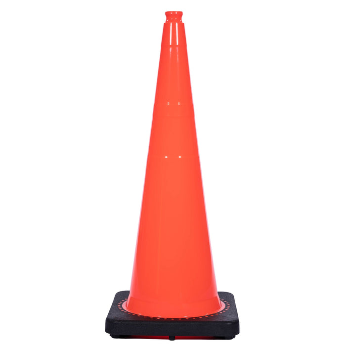 36 Inch Traffic Cone, No Collar, Orange