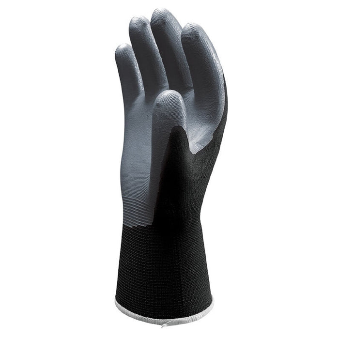 Atlas 370B Black Nitrile Coated Work Gloves (12 Pair)