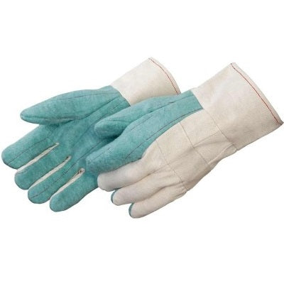 30oz Heavy Weight, Green Hot Mill Glove with 2 1/2" Cuff, 1 Pair