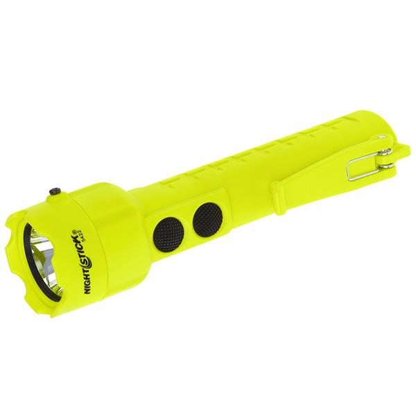 Nightstick Intrinsically Safe Permissible Dual-Light Flashlight - Waterproof, Impact & Chemical Resistant, Green