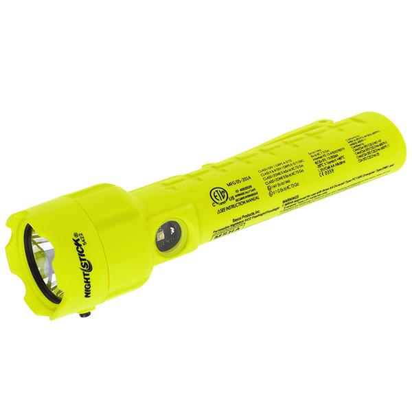 Nightstick Intrinsically Safe Permissible Dual-Light Flashlight - Waterproof, Impact & Chemical Resistant, Green