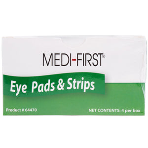Medi-First Eye Pads and Strips 4 Count/Box
