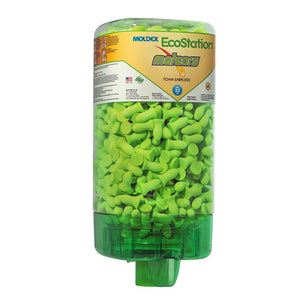 Moldex 6707 EcoStation with Meteors Uncorded, Disposable Foam Earplugs NRR (Noise Reduction Rating) 33 Decibels, 500 Pairs