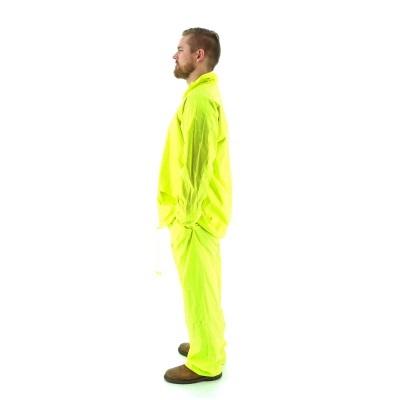 Majestic 2-Piece Hooded Waterproof Rain Suit, Hi-Visibility Yellow, 71-2040