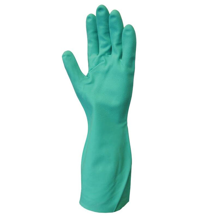 Showa 730 Cotton Flock Lined Chemical Resistant, Nitrile Gloves