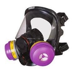 North 76008A Silicone Full Facepiece Respirator, Size M/L, Mask Only