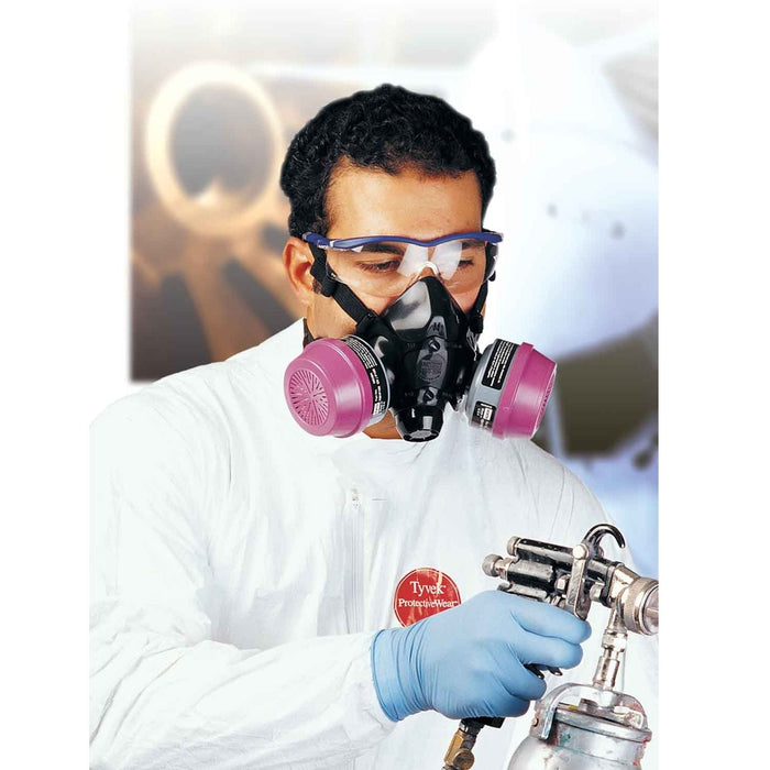 North 7700 Silicone Half Facepiece Respirator, Mask Only