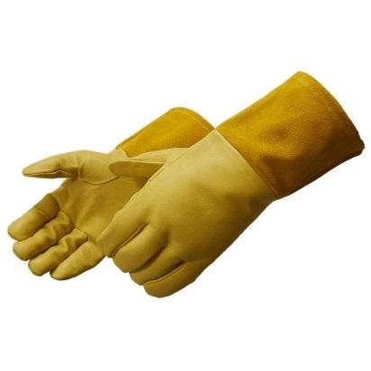 Premium Top Grain Gold Pigskin Leather Welding Glove, 7732