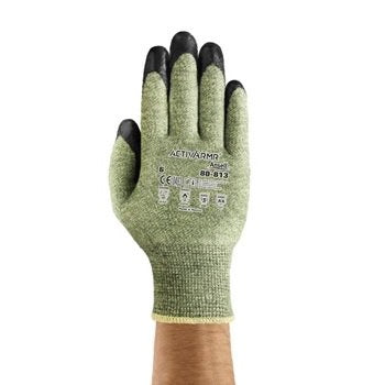 Ansell ActivArmr 80-813 FR Gloves with ARC Flash and Cut Protection, ANSI A4 (1 Pair)