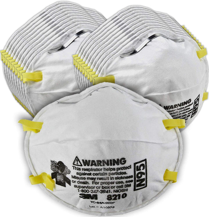 3M 8210 N95 Particulate Respirator / Dust Mask