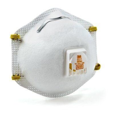 3M 8511 Particulate Respirator with N95 Mask Exhalation Valve