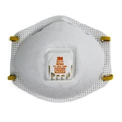 3M 8511 Particulate Respirator with N95 Mask Exhalation Valve