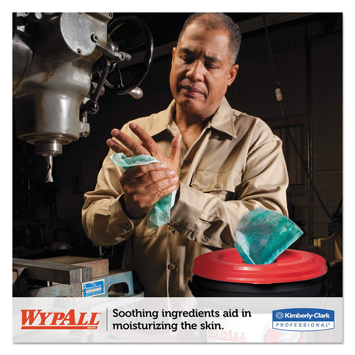 Wypall Waterless Industrial Cleaning Wipes, Cloth - 9.5" X 12" - 6 per Case