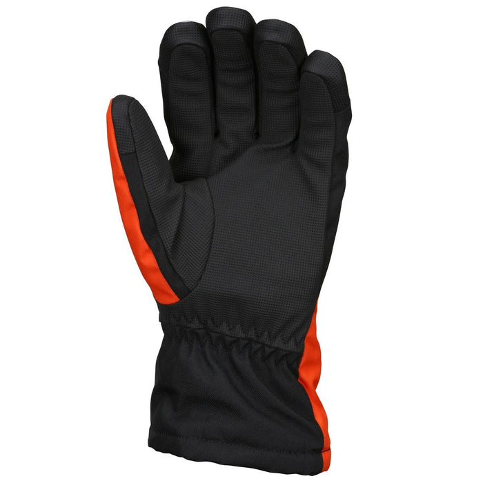 MCR Safety 983 Insulated Mechanics Gloves with Waterproof / Windproof Barrier, Elastic Snow and Ice Cuff, Hi-Vis Orange