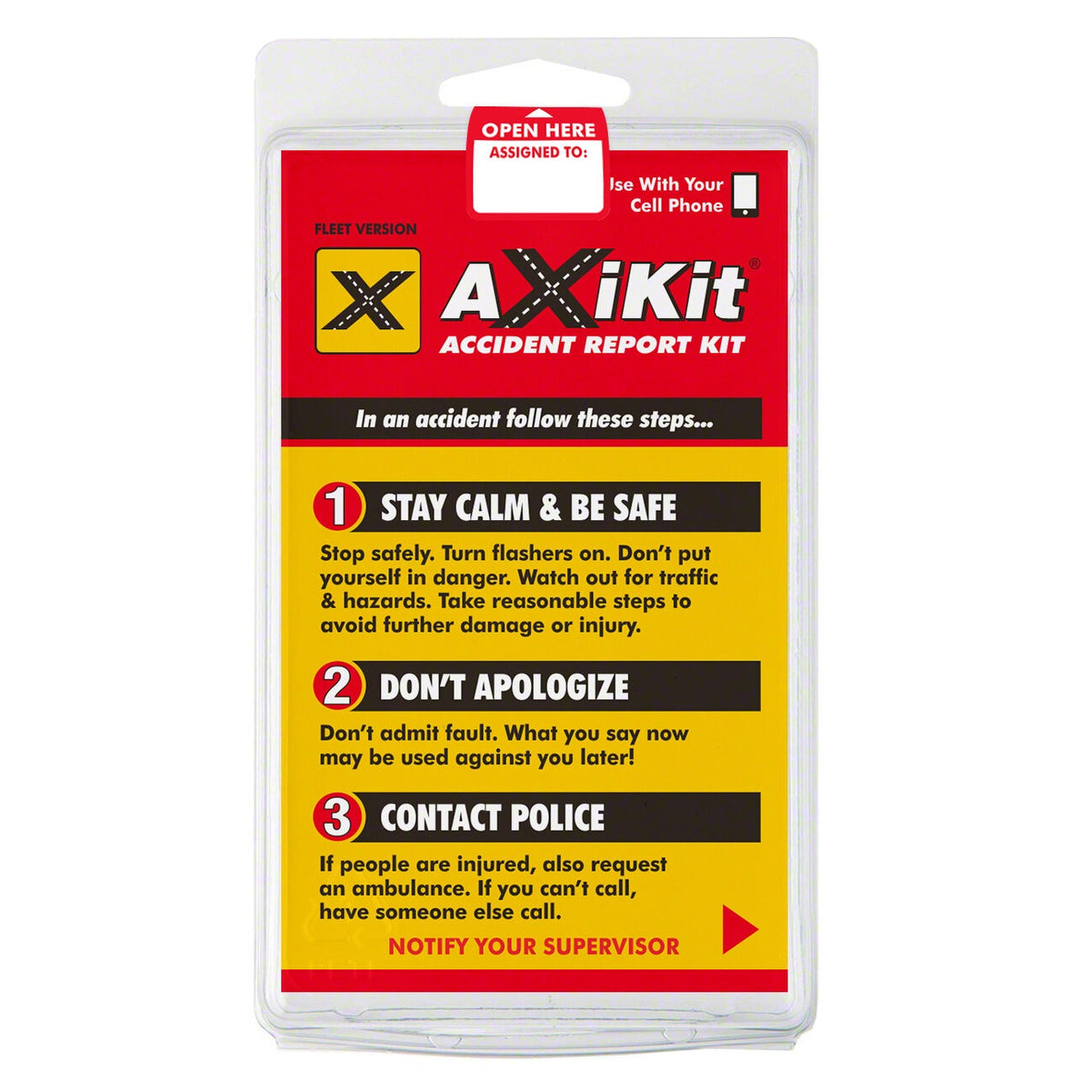 AxiKit Accident Report Kit for Documenting on the Job Incidents — ASA ...