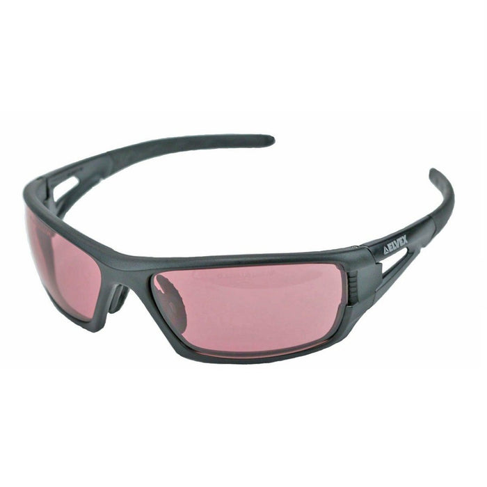 Elvex RimFire Tactical Shooting Safety Glasses - Polycarbonate Lens - Sport Design - ANSI Z87.1