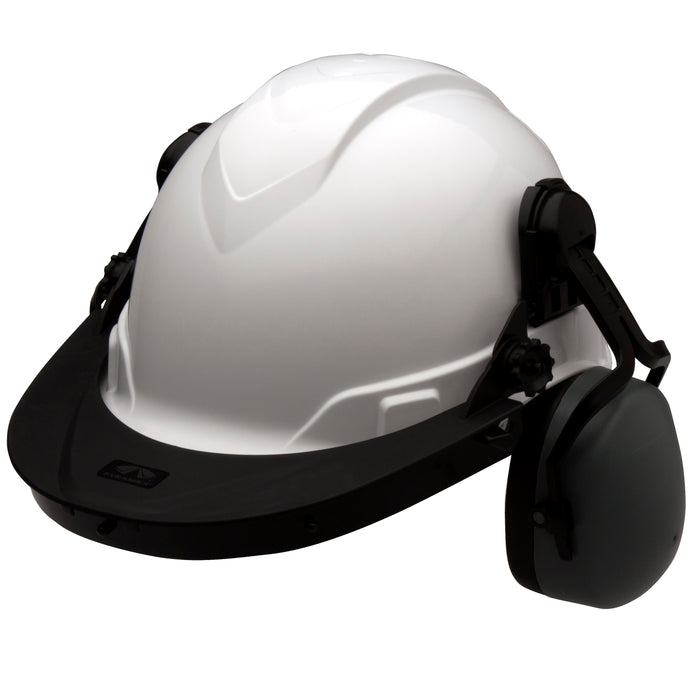 CM6010 Hard Hat Mounted Earmuff, Gray, NRR (Noise Reduction Rating) 22 Decibels