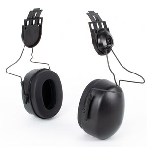 CMFB6010 Full Brim Hard Hat Mounted Earmuff, Black, NRR (Noise Reduction Rating) 23 Decibels