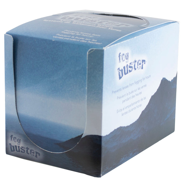 Fog Buster Anti-Fog Wipes, Single Use, 60 Wipes per Box