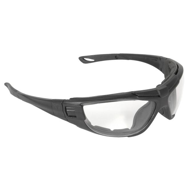 Radians Cuatro 4-in-1 Foam Lined Reader Bifocal Safety Glasses/Goggle with Clear Anti-Fog Lens, Interchangable Headstrap & Temples, CTB1 (1 Pair)