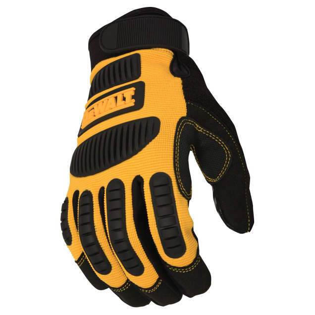 Dewalt DPG780 Performance Mechanic Work Glove, Yellow / Black, 1 Pair