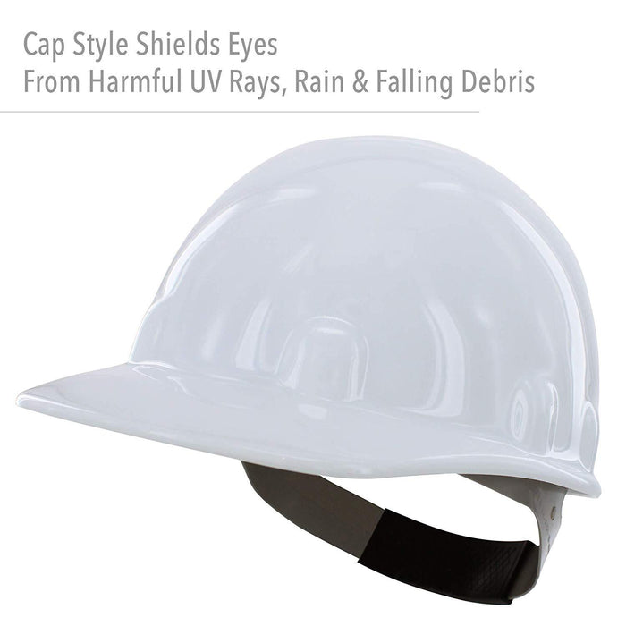 Fibre-Metal SuperEight Thermoplastic Cap-Style Hard Hat with 8-Point Ratchet Suspension