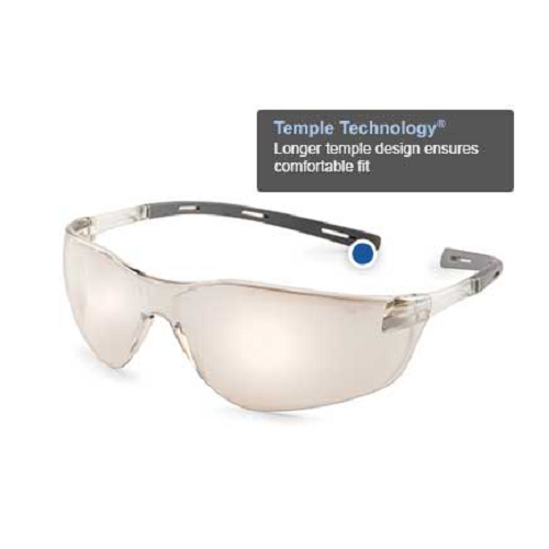 latest goggles design Ellipse Extreme Lightweight Safety Glasses with Soft Rubber Temples, C — ASA Safety Supply