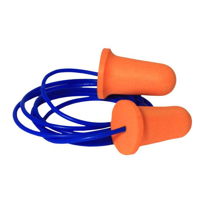 Radians Deviator FP81, Orange Corded Foam Earplugs NRR (Noise Reduction Rating) 33 Decibels