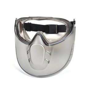 Capstone GG504TSHIELD Clear Goggle with H2X Anti-Fog Lens and Removable Face Shield