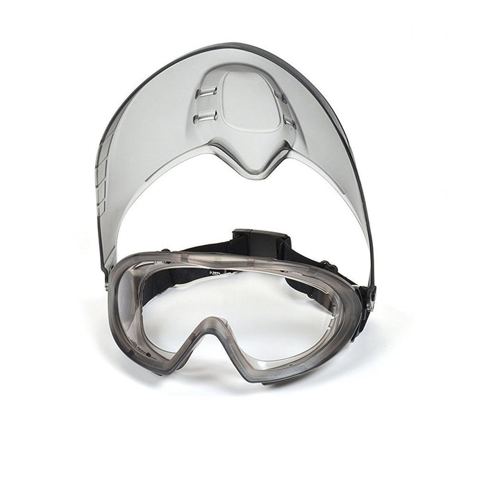 Capstone Clear Goggle with H2X Anti-Fog Lens and Removable Face Shield