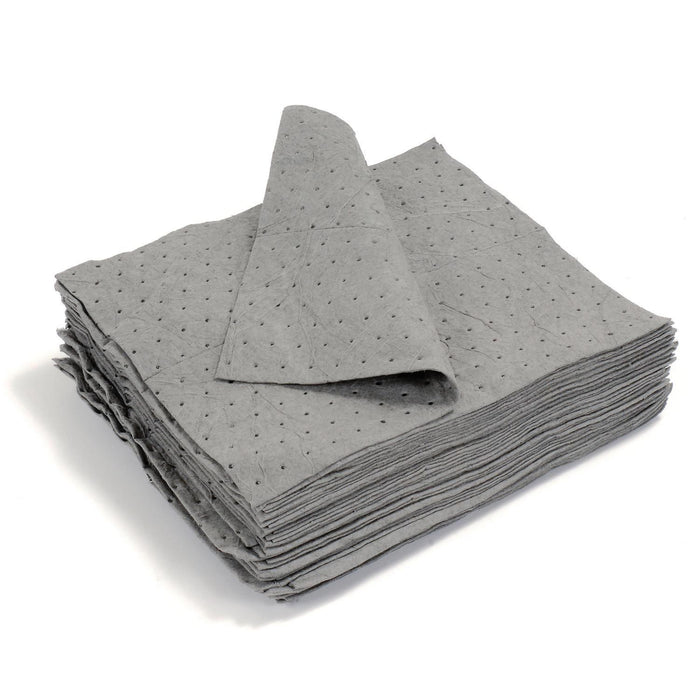 Universal Bonded Absorbent Pads, Gray, 15″ x 17″, 100 Pads per Bale, GDML100