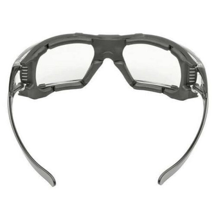 Go-Specs IV Safety Glasses/Goggle-Like Protection with Temple Slots and Ventilation Ports, Anti-Fog Lens