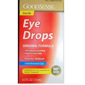 Goodsense Sterile Eye Drops 0.5oz Bottle