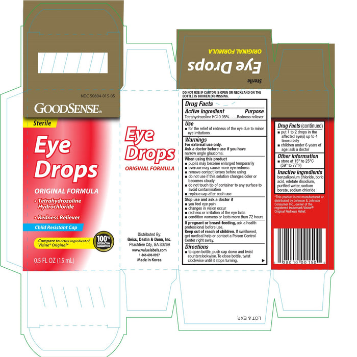 Goodsense Sterile Eye Drops 0.5oz Bottle