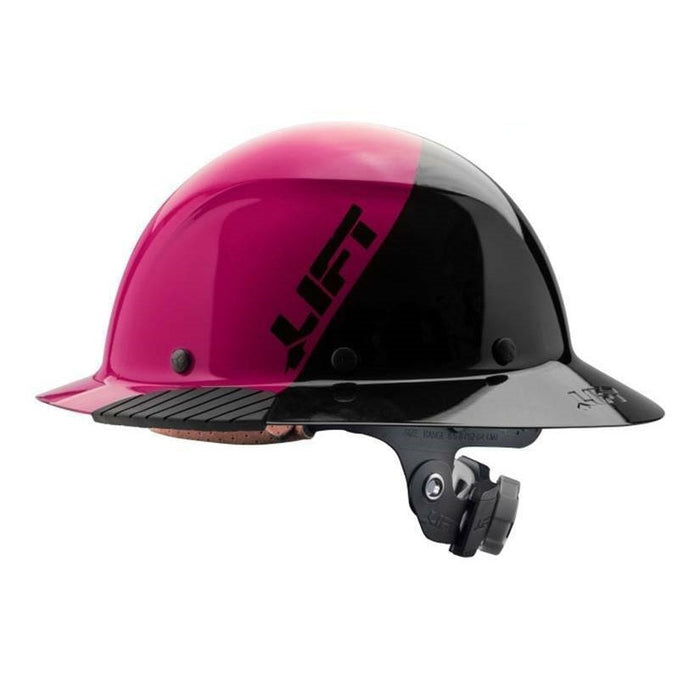 DAX Fifty/50 Fiber Reinforced Resin Hard Hat, Full Brim with 6 Point Ratchet Suspension