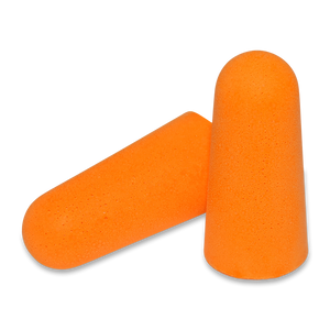 Bullhead Safety HP-F1 Uncorded Polyurethane, Disposable Foam Earplugs NRR (Noise Reduction Rating) 33 Decibels