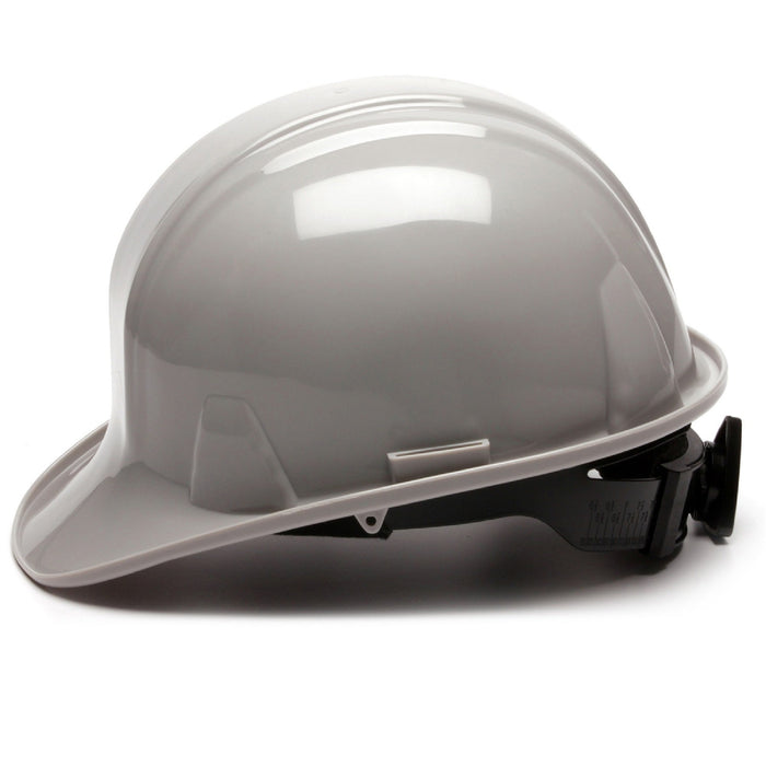 Pyramex SL Series Hard Hat, Cap Style, 4 Point Ratchet Suspension