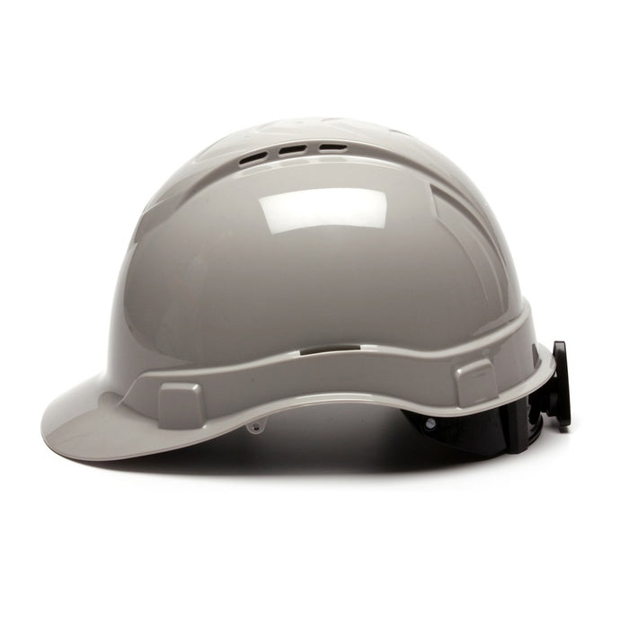 Ridgeline Vented Cap Style Hard Hat with 4-Point Ratchet Suspension