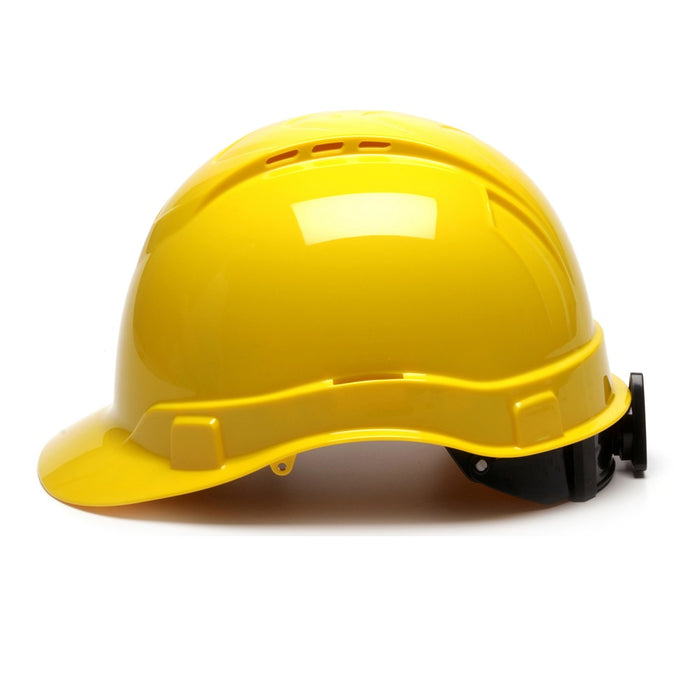 Ridgeline Vented Cap Style Hard Hat with 4-Point Ratchet Suspension