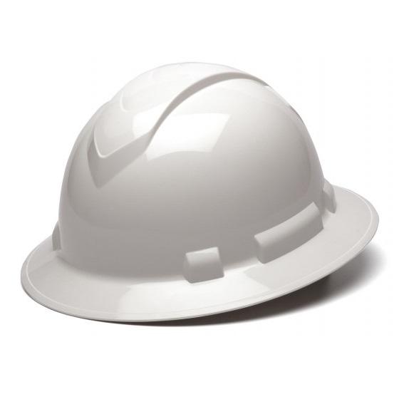 Ridgeline Full Brim Hard Hat with 4-Point Ratchet Suspension