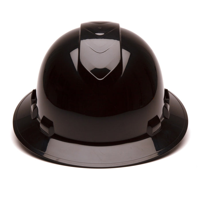 Ridgeline Vented Full Brim Hard Hat with 4-Point Ratchet Suspension
