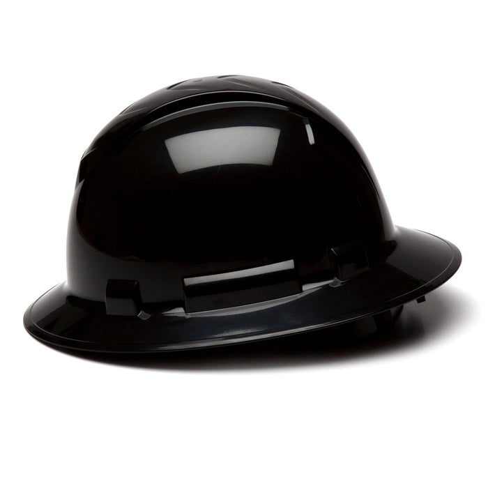 Ridgeline Full Brim Hard Hat with 4-Point Ratchet Suspension