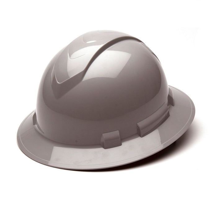 Ridgeline Full Brim Hard Hat with 4-Point Ratchet Suspension