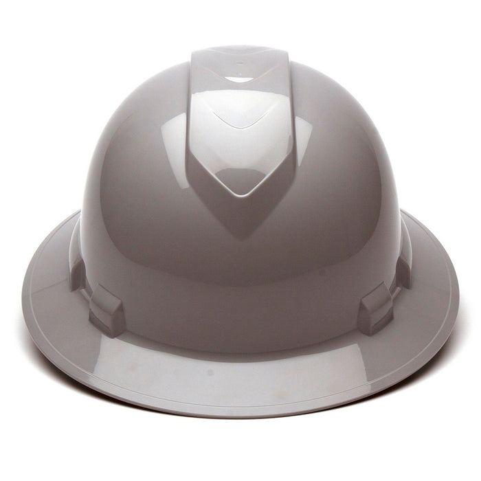 Ridgeline Full Brim Hard Hat with 4-Point Ratchet Suspension