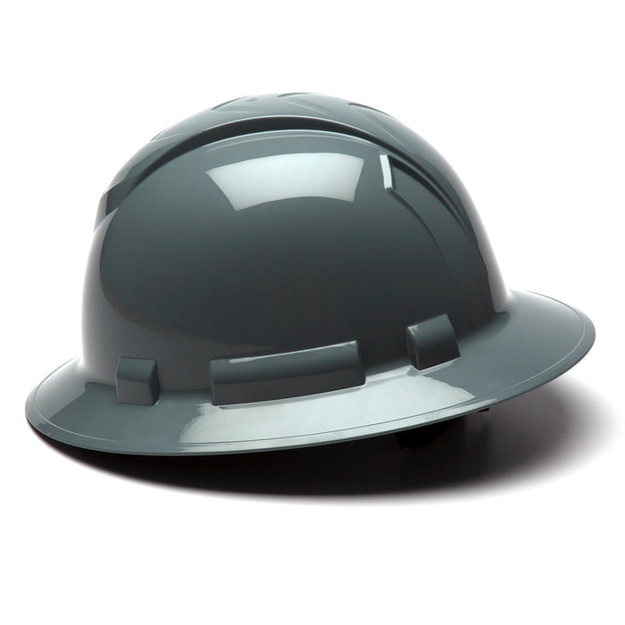 Ridgeline Full Brim Hard Hat with 4-Point Ratchet Suspension