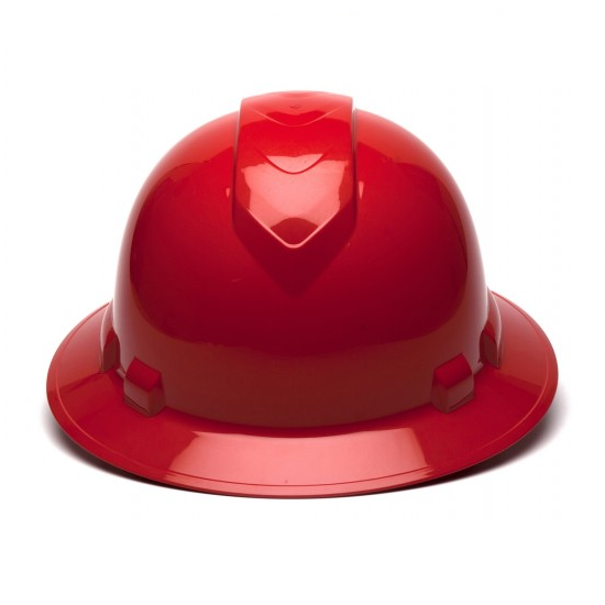 Ridgeline Full Brim Hard Hat with 4-Point Ratchet Suspension