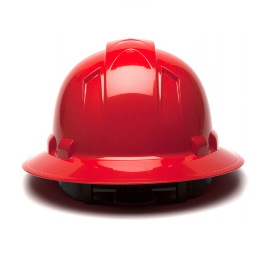 Ridgeline Full Brim Hard Hat with 4-Point Ratchet Suspension